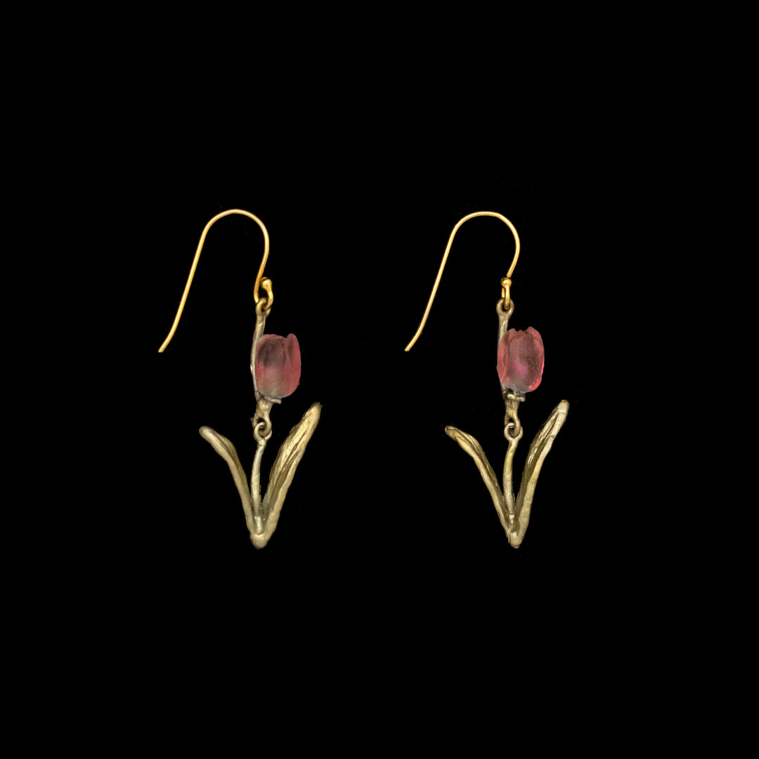 Tulpen Ohrhänger - Pink