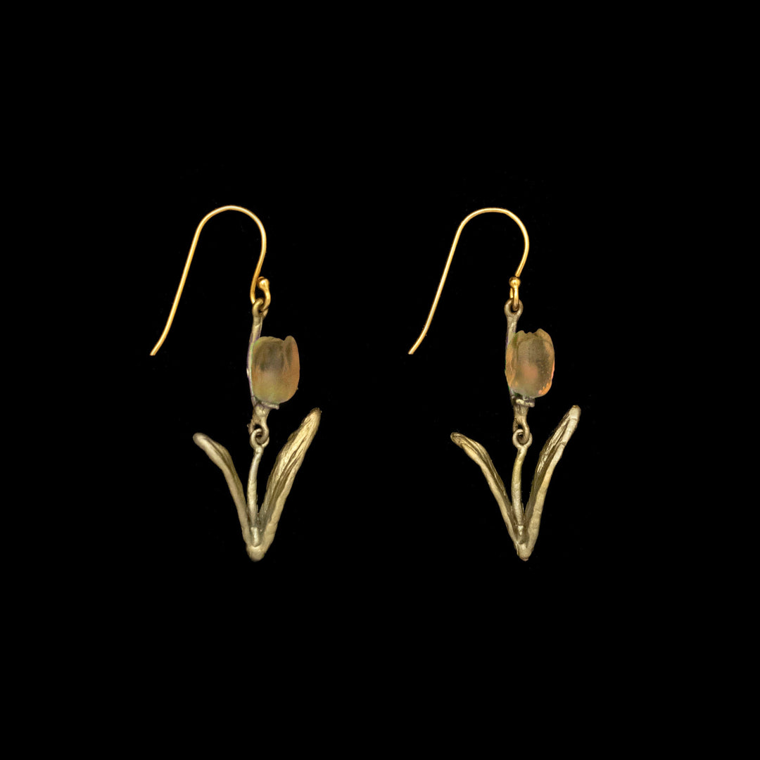 Tulpen Ohrhänger - Gelb