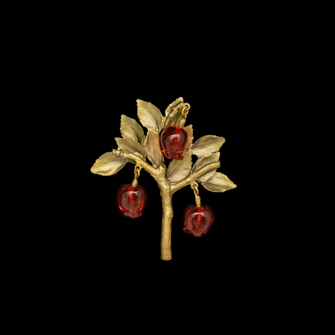 Red Delicious Apfel - Brosche (3-fach)
