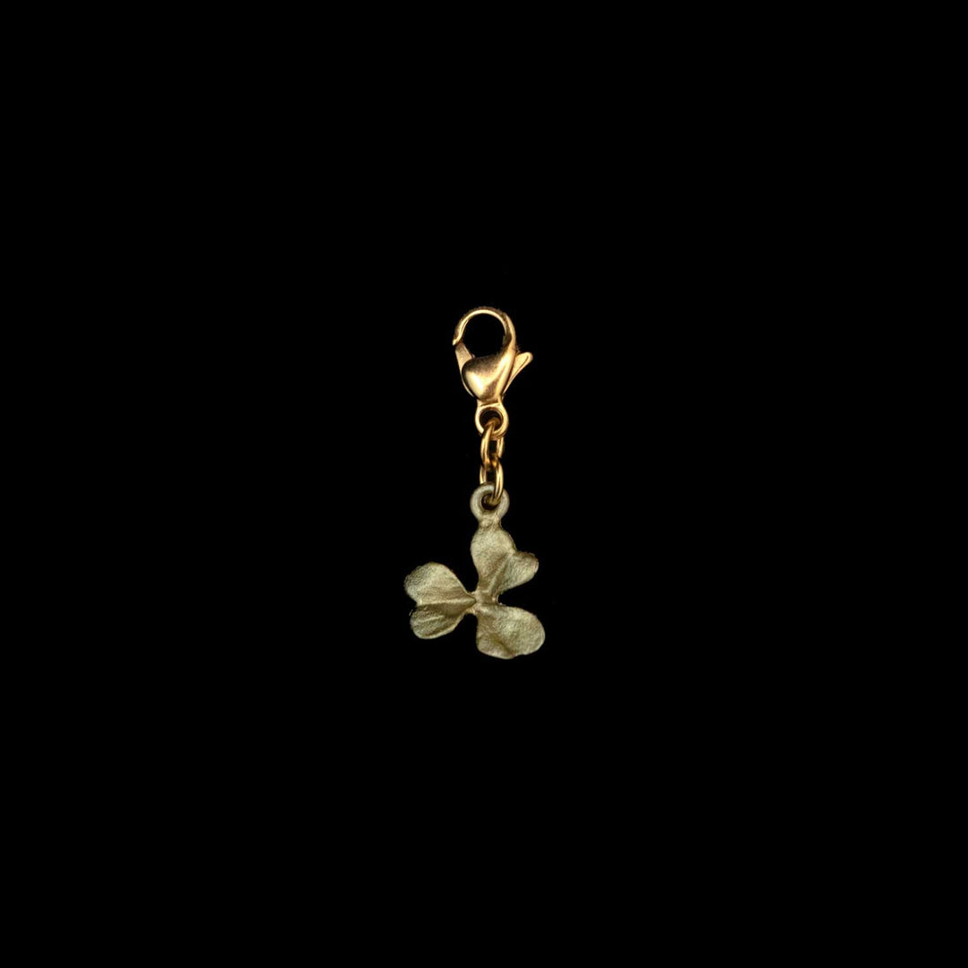 Zierliches Kleeblatt Charm