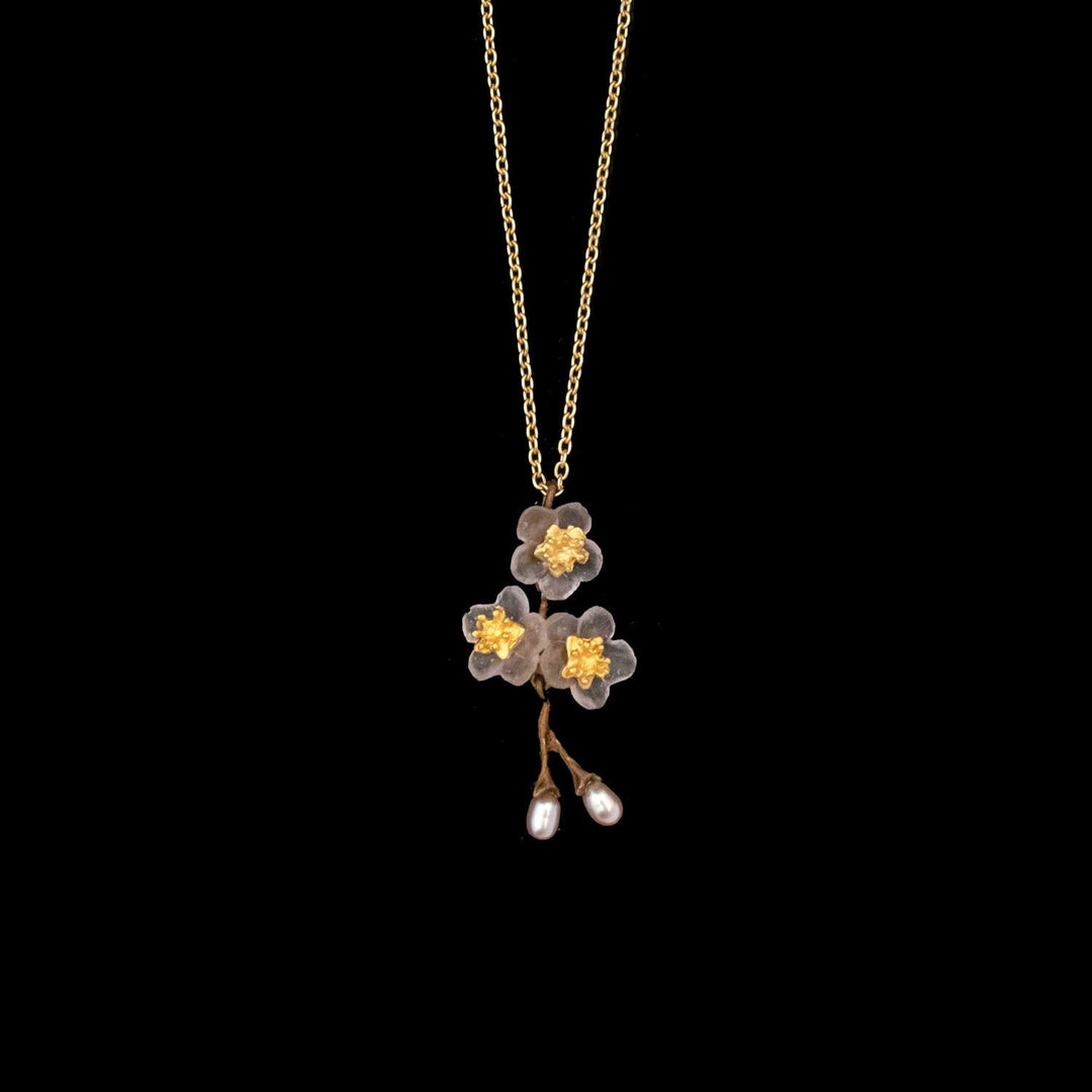 Kirschblüte – Kette mit Perlenanhänger