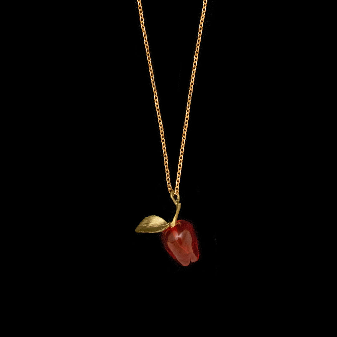 Red Delicious Apfel - Kette mit Anhänger