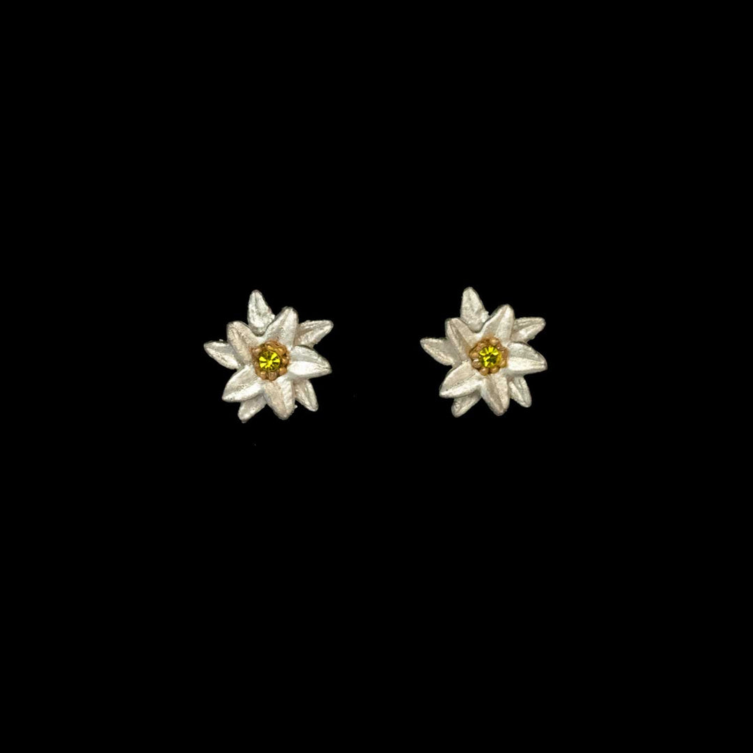 Edelweiss Ohrstecker - Blüte