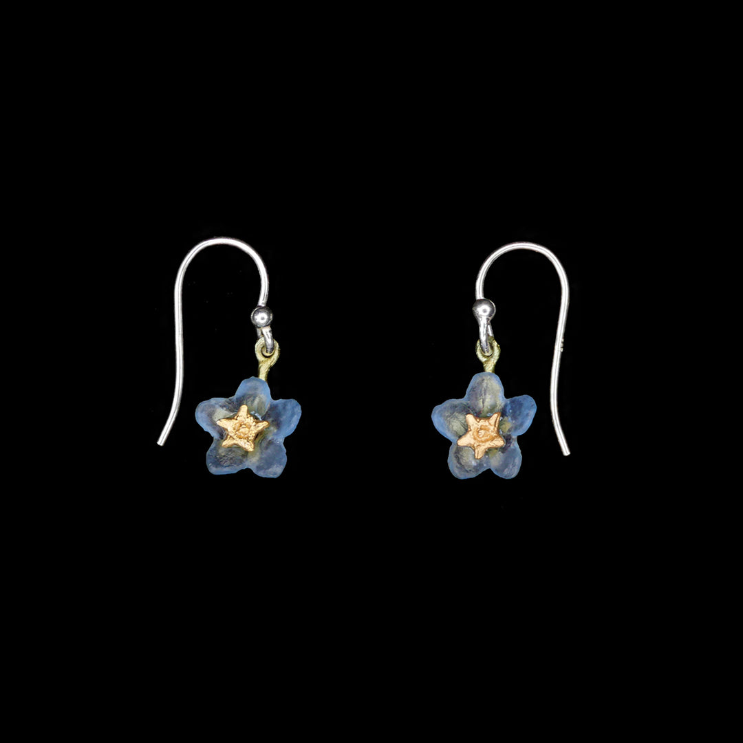 Vergissmeinnicht Ohrhänger - Kleine Blume
