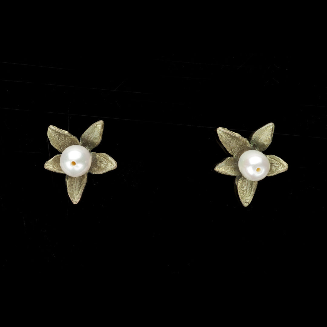 Orangenblüte - Ohrstecker klein
