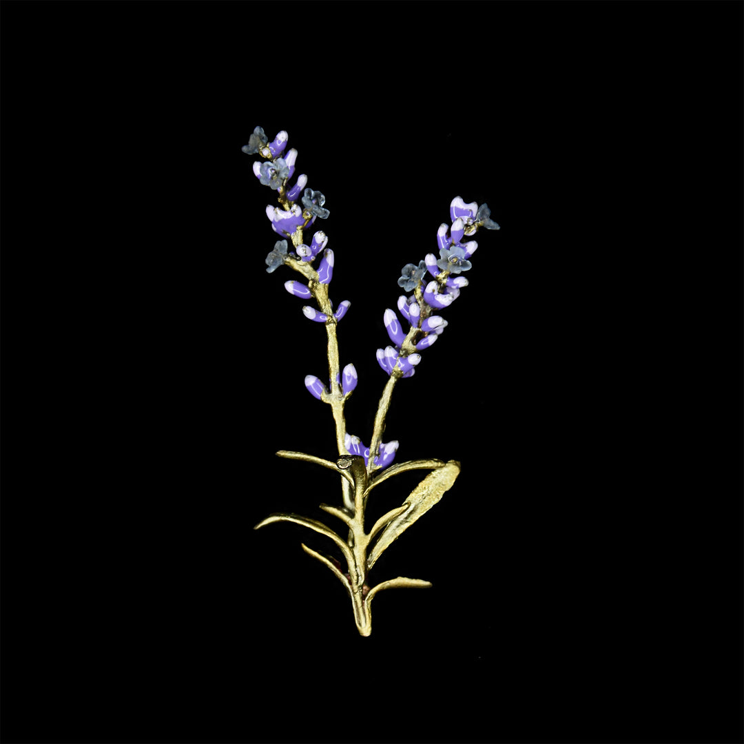 Lavendel Brosche