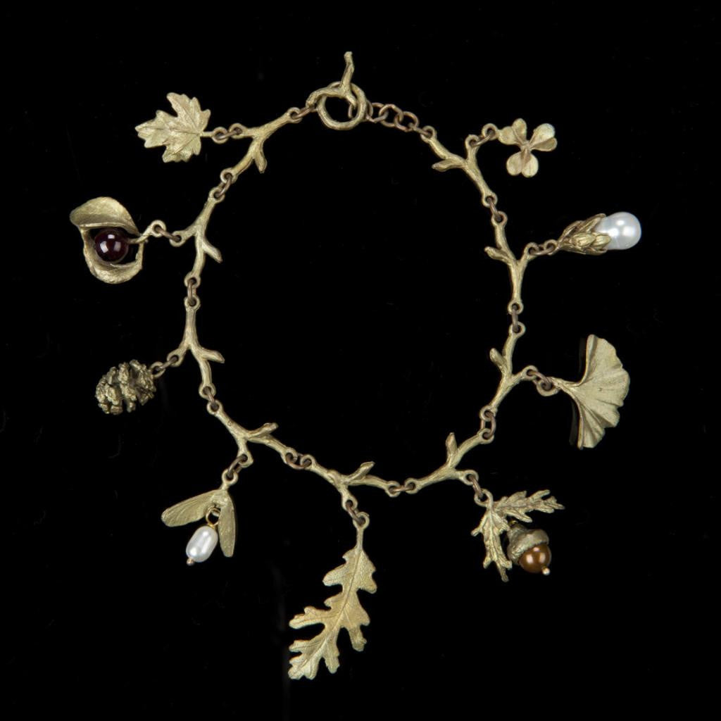 Eichel und Blätter Armband