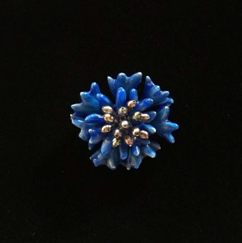 Blaue Kornblume - Anstecknadel