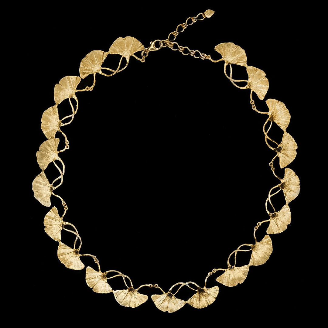 Ginkgo - Vermeil - Collier