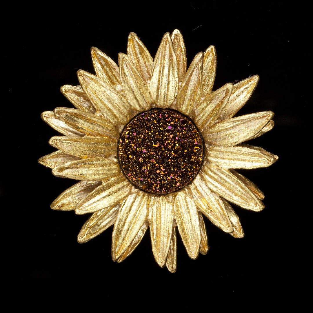 Sonnenblumen Brosche