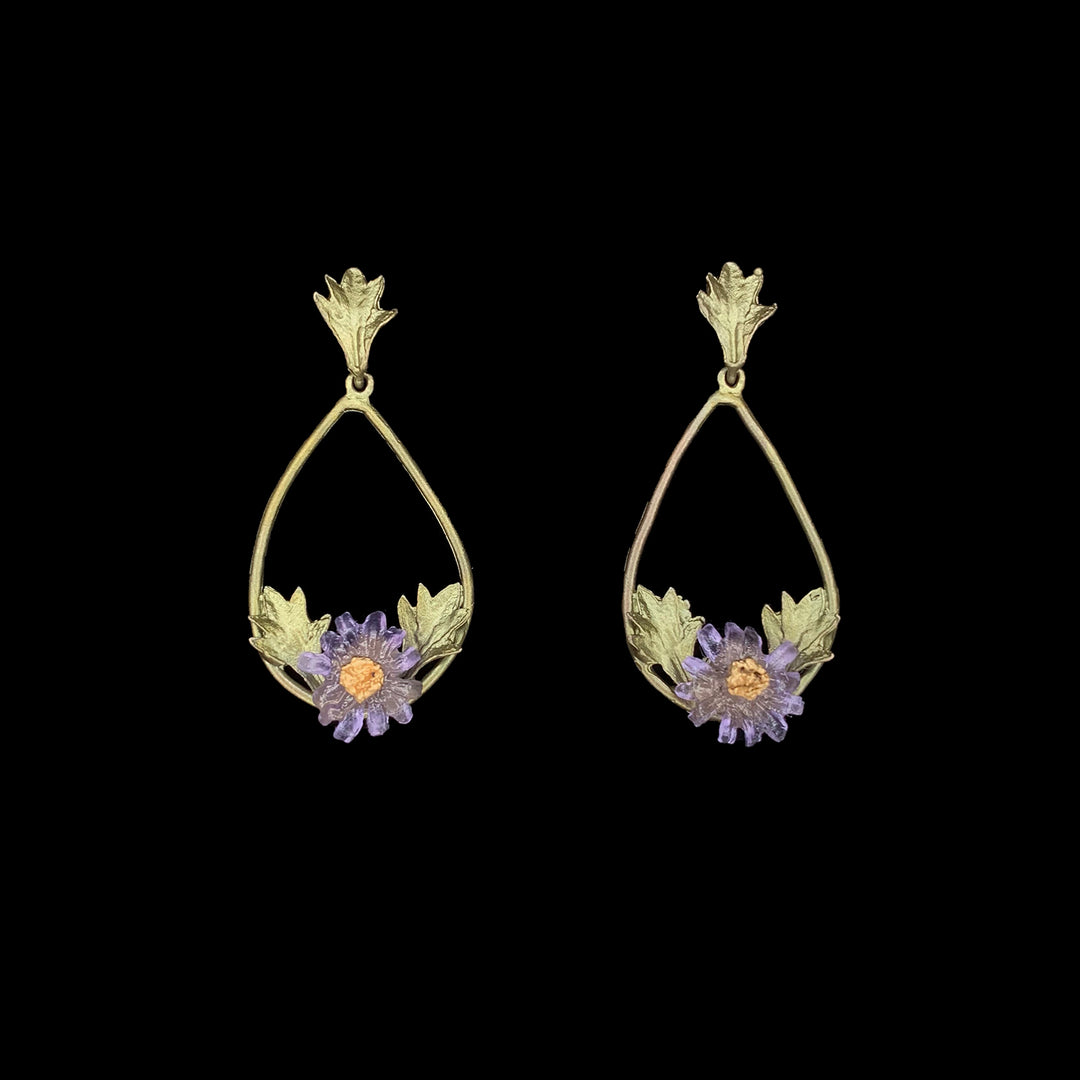 Aster - Ohrstecker Oval