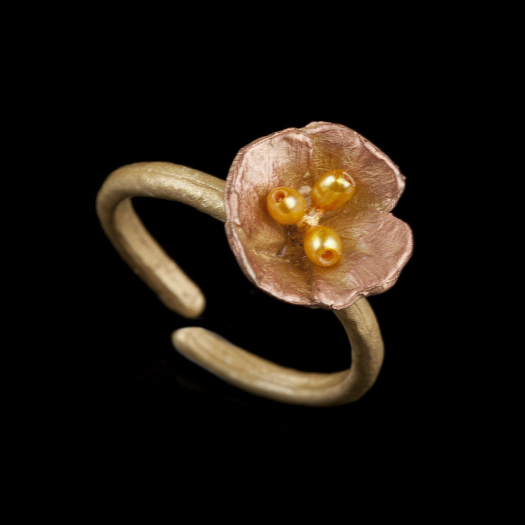 Kalifornischer Mohn - Ring