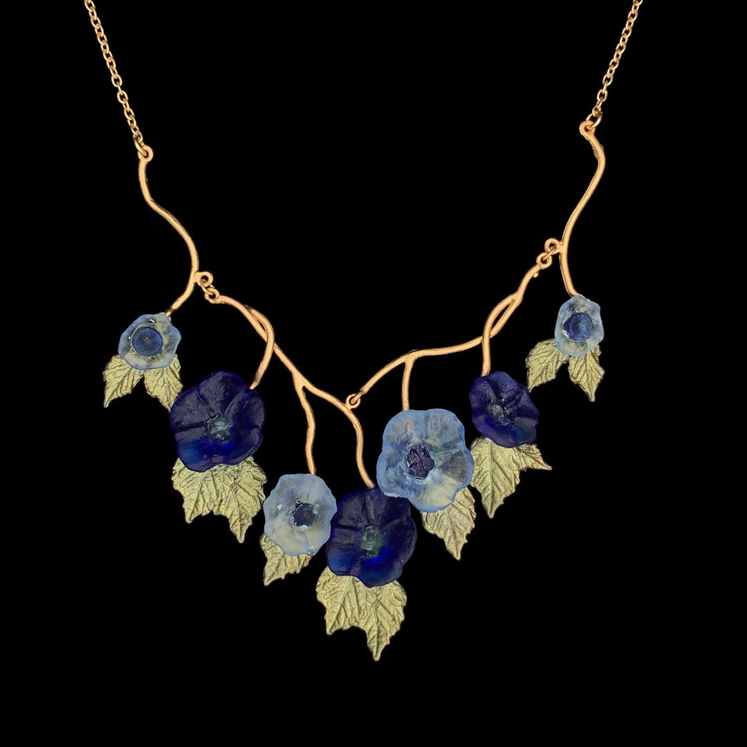 Blaue Prunkwinde Collier