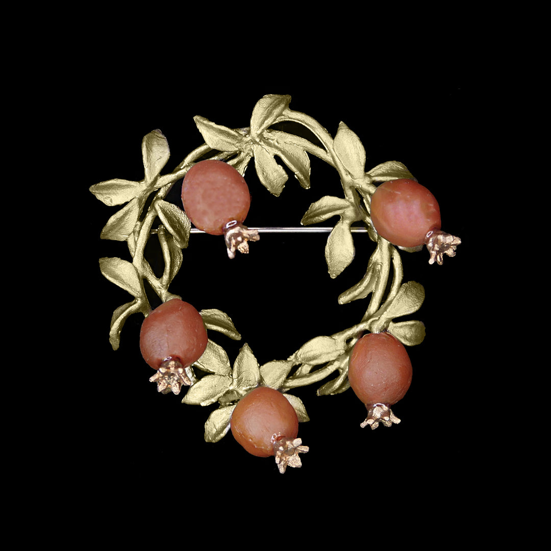 Granatapfel - Brosche