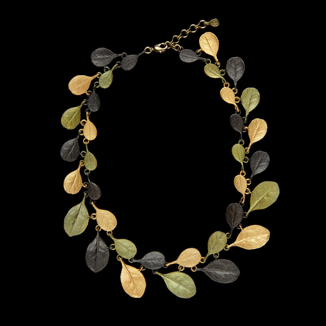 Bahamian Lorbeer - Blättercollier 3 farbig