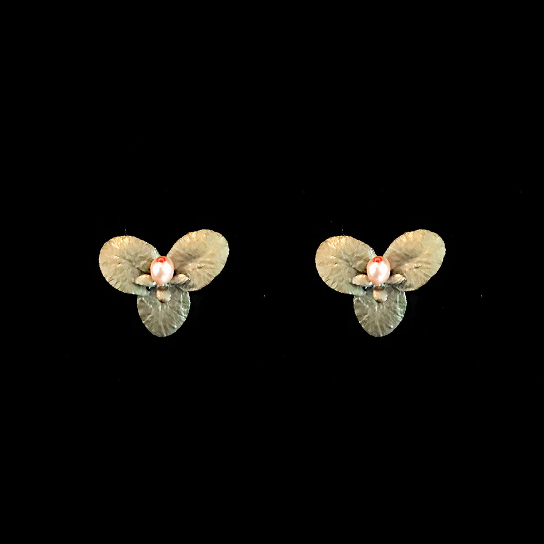 Seerose - Ohrstecker 3-blättrig