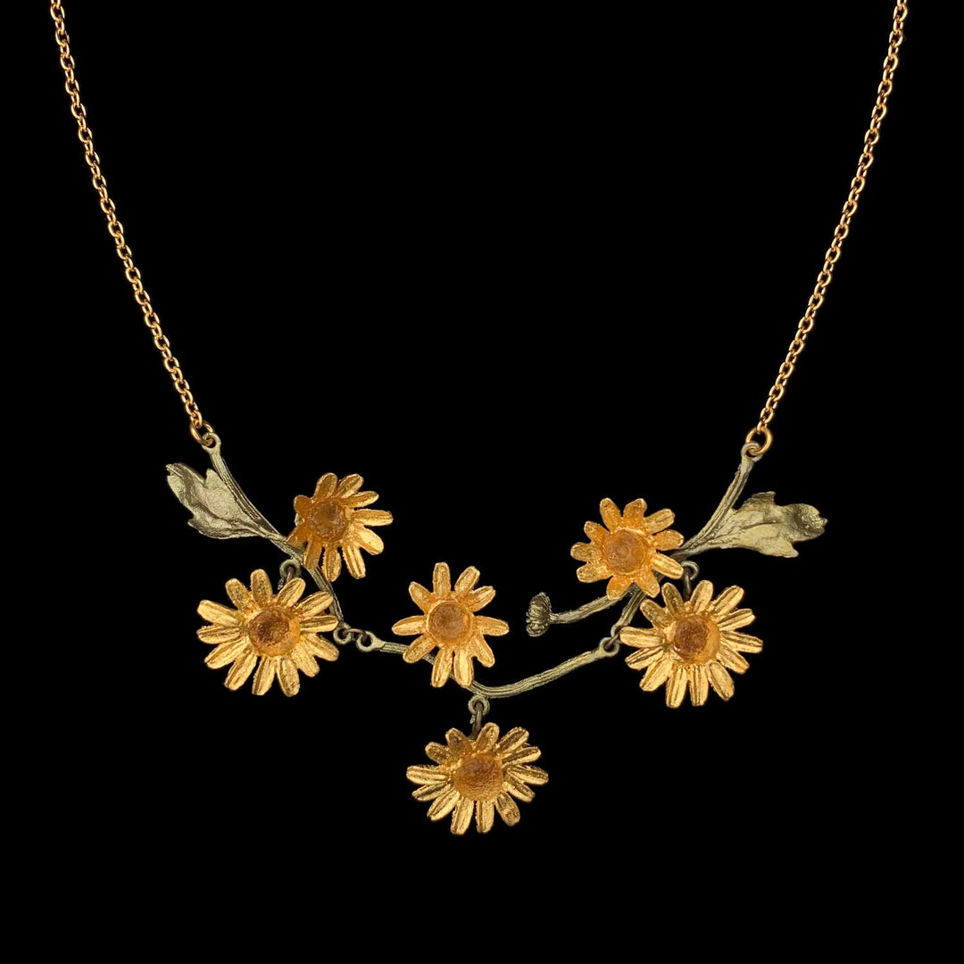 Gelber Sterntaler Collier - Statement