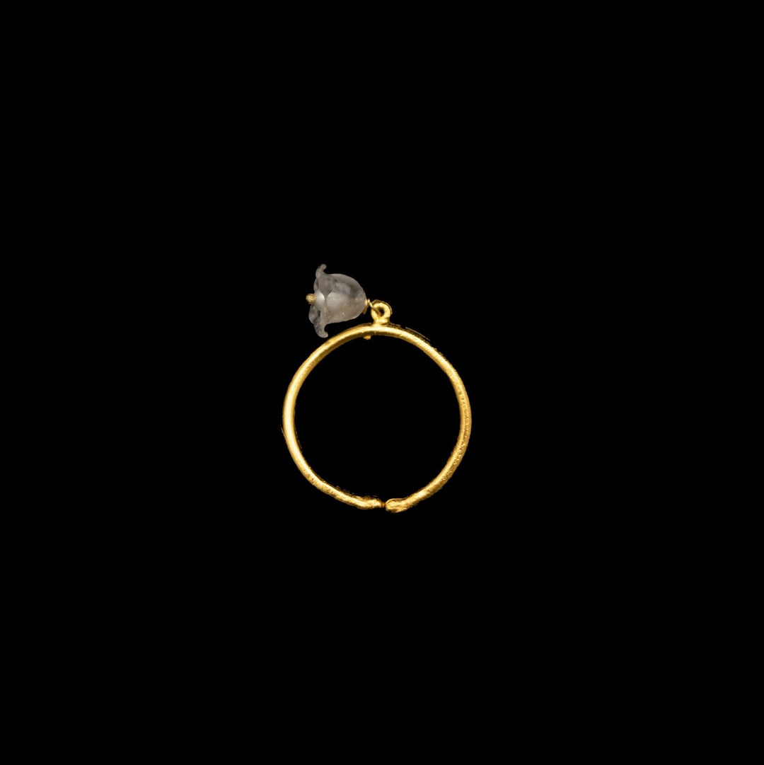 Maiglöckchen - Vermeil - Ring mit einer Blüte