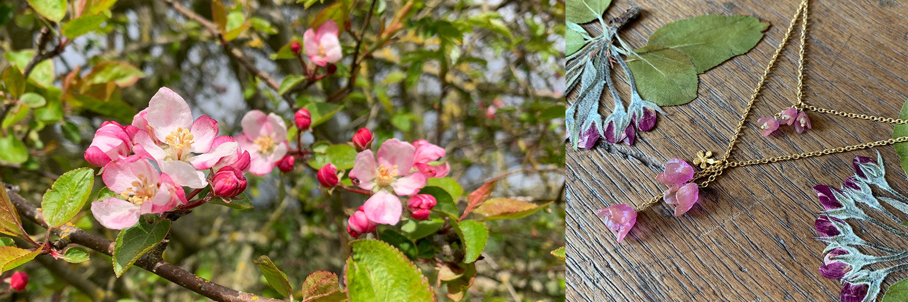 Apfelblüten Schmuck