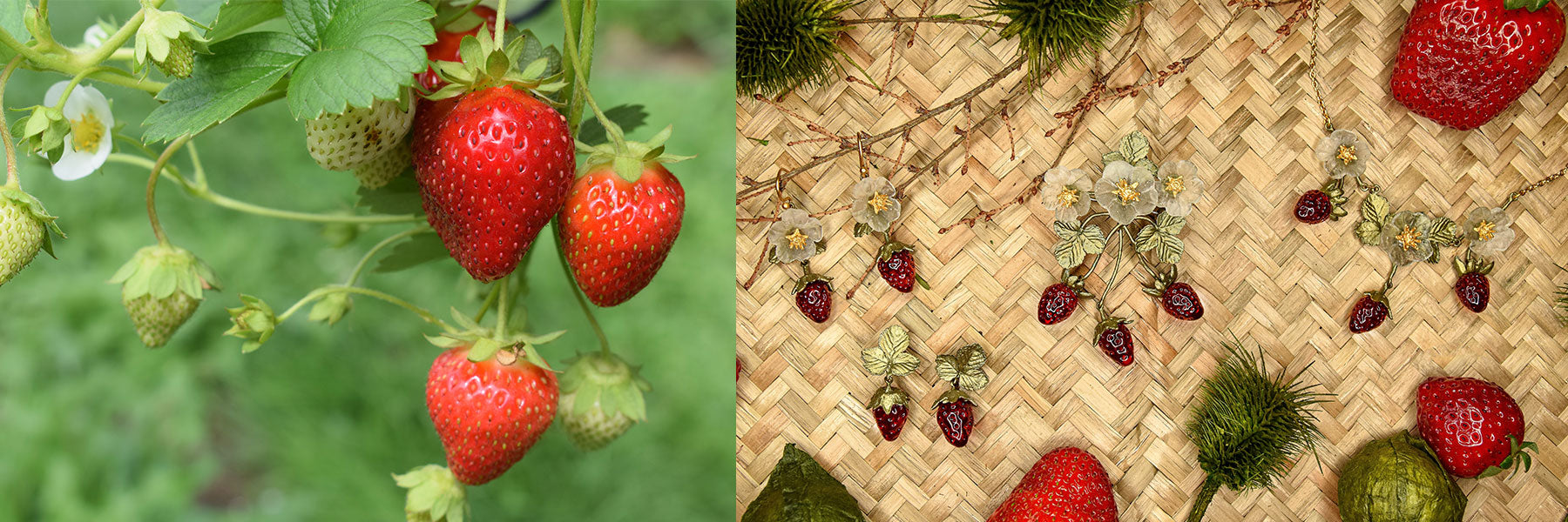 Erdbeeren Schmuck