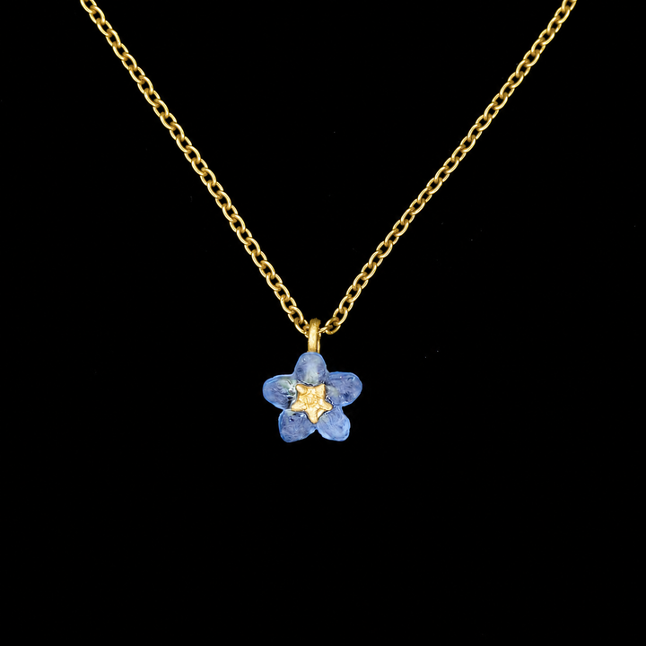 Vergissmeinnicht - Halskette (Kleine Blume)