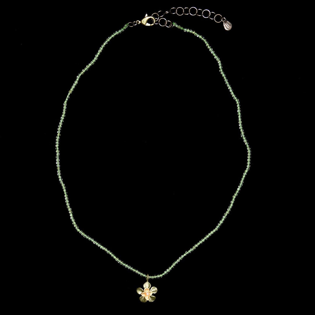 Wüstenblume – Halskette Peridot