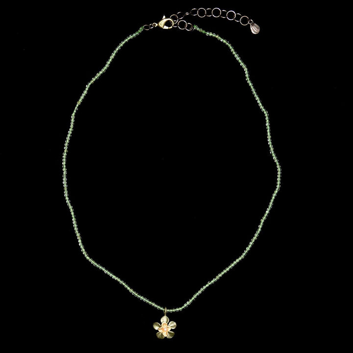Wüstenblume – Halskette Peridot