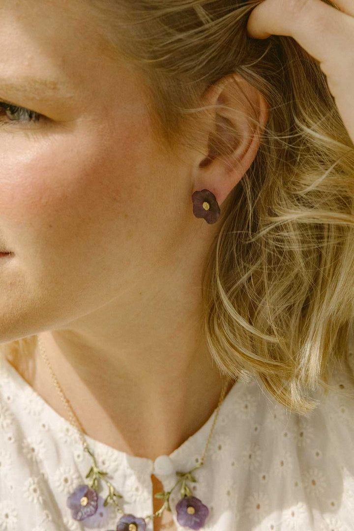 Petunie - Ohrstecker