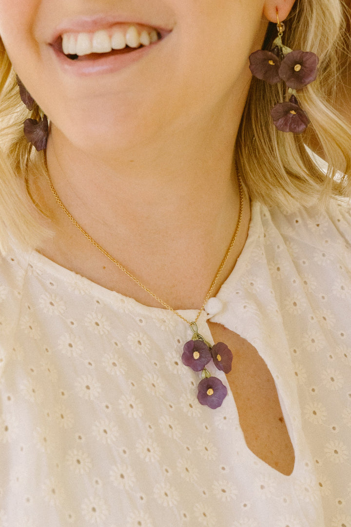 Petunie – Halskette 3 Blüten