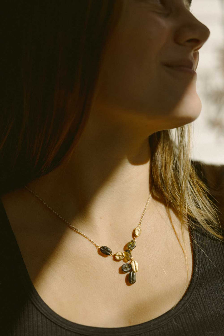 Geröstete Kaffeebohnen – Halskette