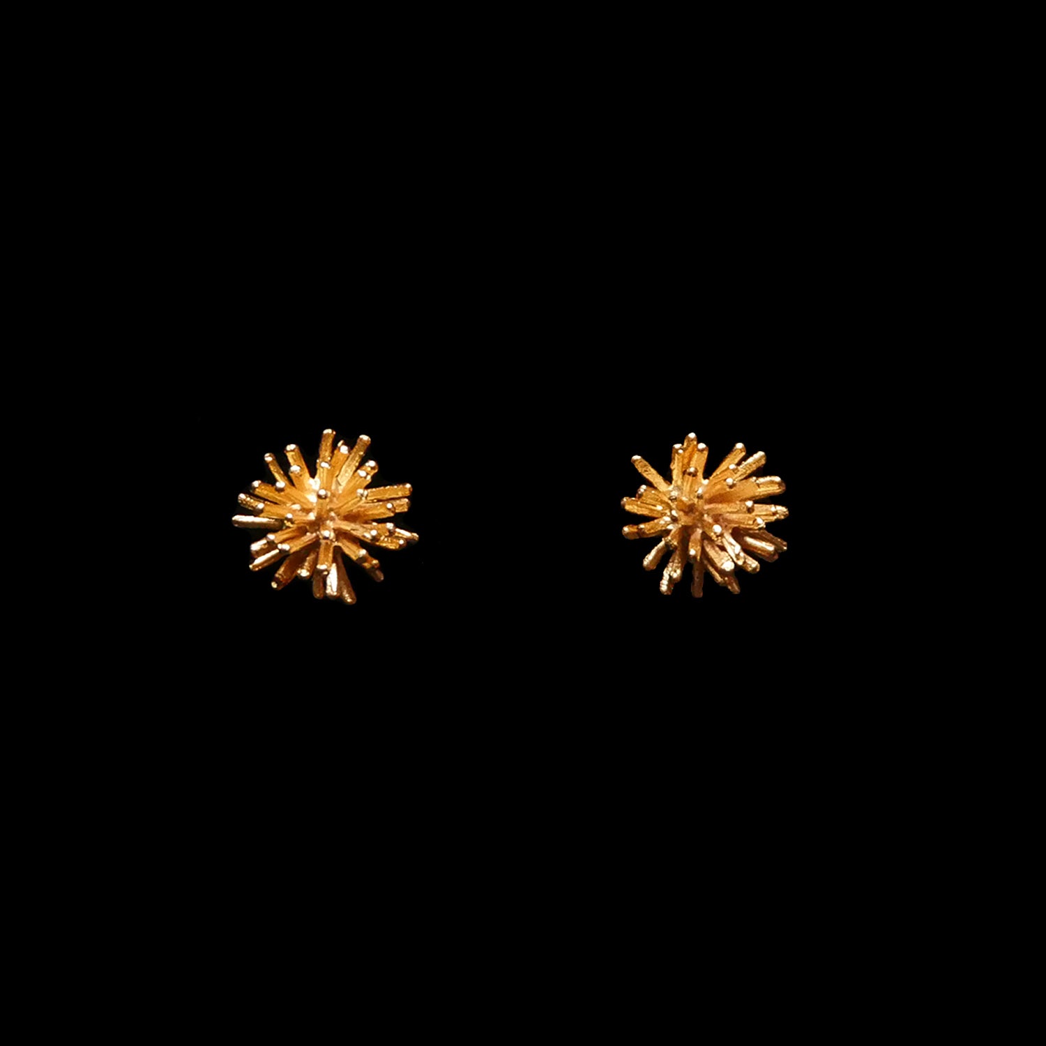 Napiergras - Ohrstecker Gold
