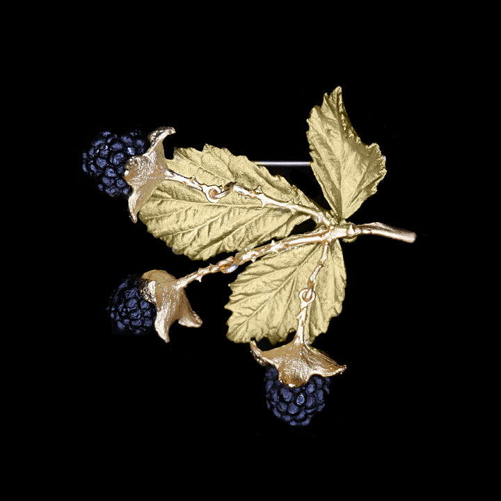 Brombeere - Brosche