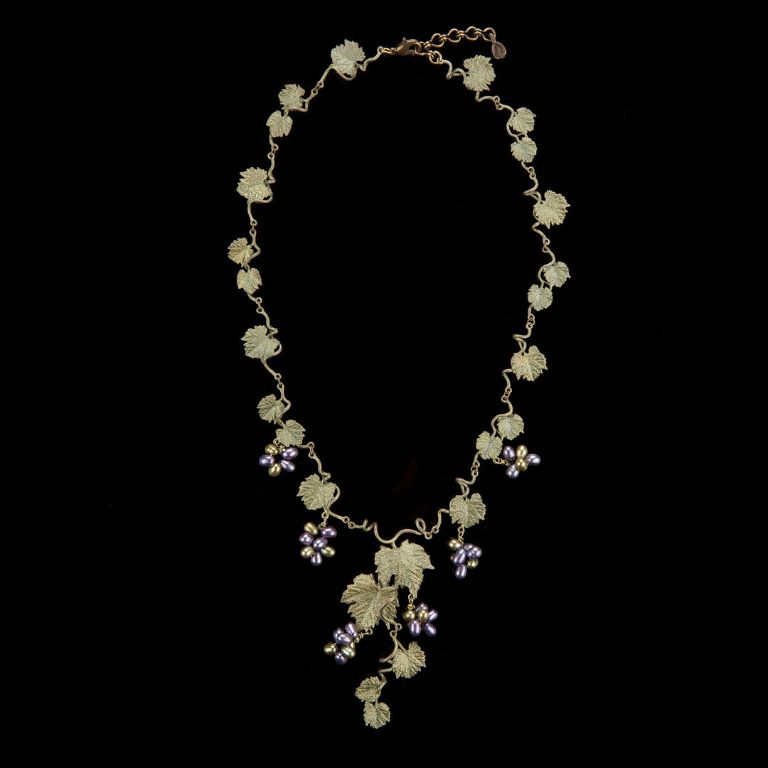 Weinrebe Collier - Blatt Links