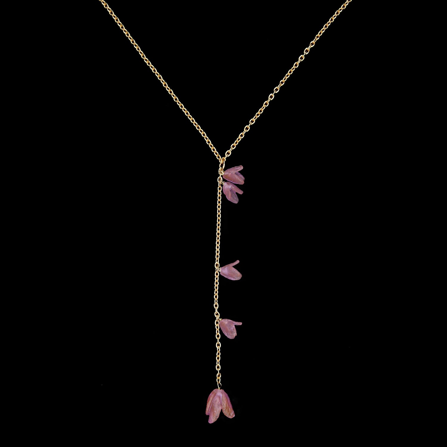 Apfelblüte - Halskette Anhänger lang