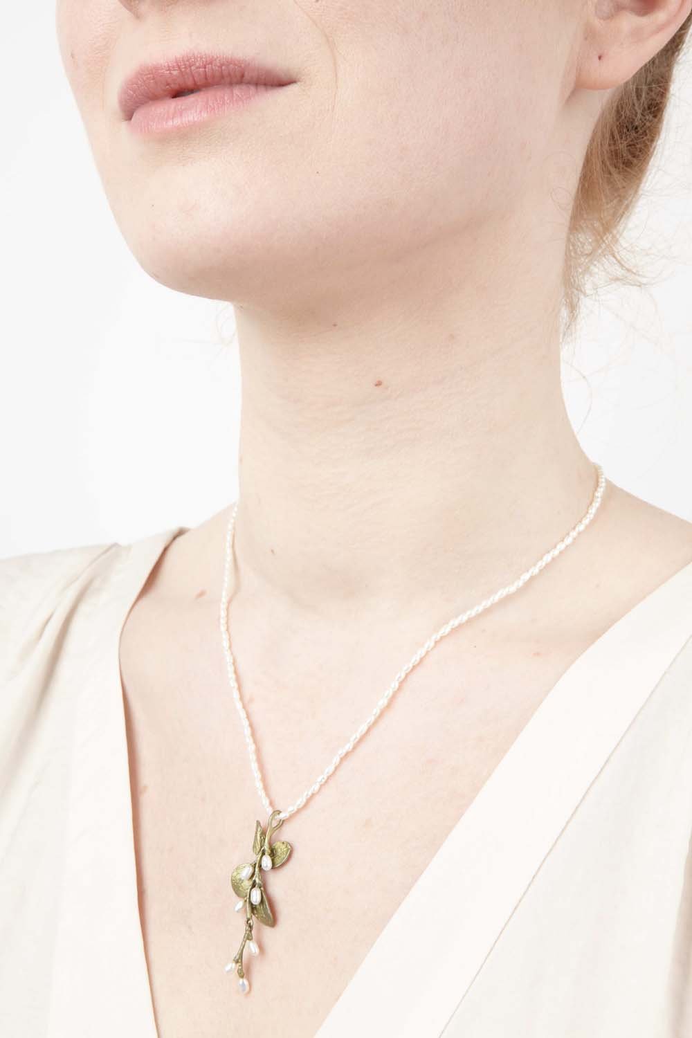 Irischer Schlehdorn - Perlenkette mit Anhänger