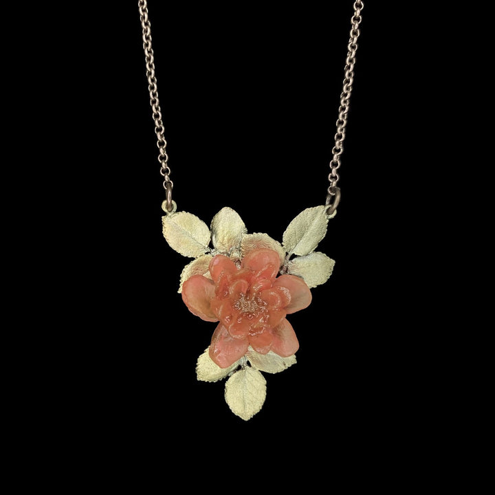 Rote Rose Kette mit Anhänger