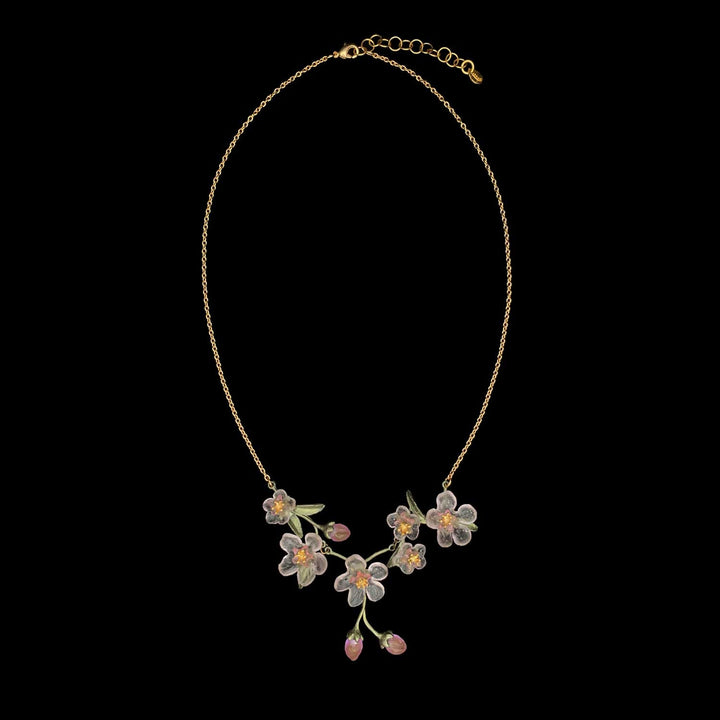 Pfirsichblüte Collier - Statement