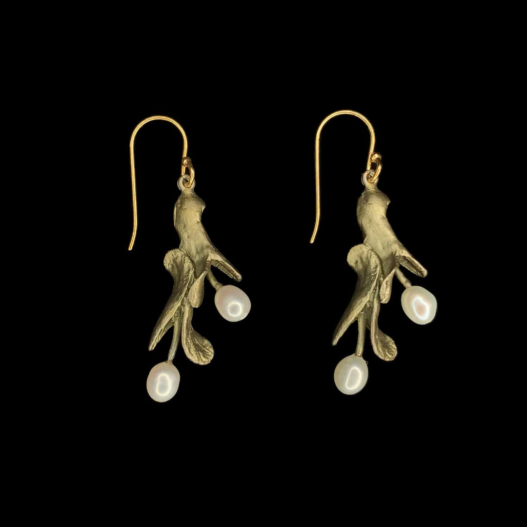 Götterbaum Ohrhänger - Perlen